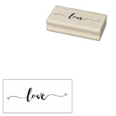 Feestelijke LIEFDE Swirls | Kerstmis | VALENTIJNSD Rubberstempel (Gestempeld)