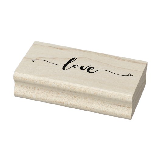 Feestelijke LIEFDE Swirls | Kerstmis | VALENTIJNSD Rubberstempel (Stempel)