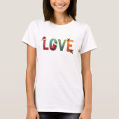 Feestelijke liefde t-shirt (Voorkant)