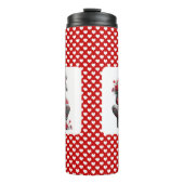 Feestelijke Liefdesboodschapper Kabouter Thermosbeker (Voorkant)