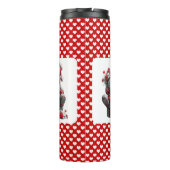 Feestelijke Liefdesboodschapper Kabouter Thermosbeker (Achterkant)