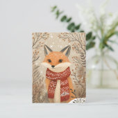 Feestelijke lieve Kabouter Kerst Groet Briefkaart (Staand voorkant)