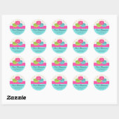 Feestelijke Macaron Bakkerij Box Seals Ronde Sticker (Vel)