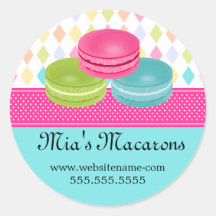 Feestelijke Macaron Bakkerij Box Seals