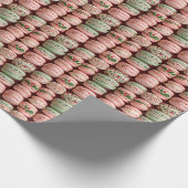 Feestelijke Macaron Cadeaupapier (Hoek)