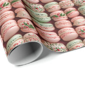 Feestelijke Macaron Cadeaupapier (Rol Hoek)