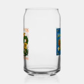 Feestelijke Mahjong pintglazen Blikvorm Glas (Rechts)