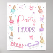 Feestelijke Mani-Pedi Feestje Manicure Pedicure Poster (Voorkant)