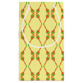 Feestelijke Maracas Patroon Klein Cadeauzakje (Achterkant)