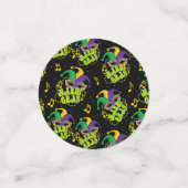 Feestelijke Mardi Gras Confetti (Kleine voorkant)