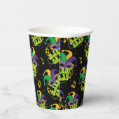 Feestelijke Mardi Gras Papieren Bekers (Rechts)