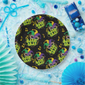 Feestelijke Mardi Gras Papieren Bordje (Feest)