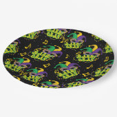 Feestelijke Mardi Gras Papieren Bordje (Gekanteld)