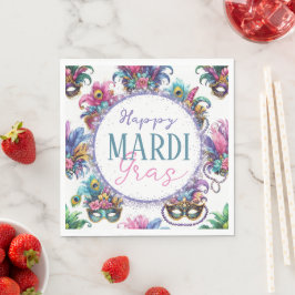 Feestelijke Mardi Gras Servet