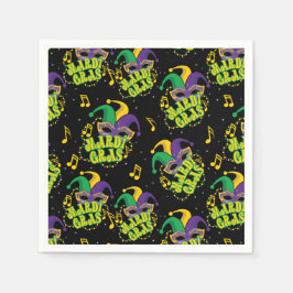 Feestelijke Mardi Gras Servet