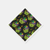 Feestelijke Mardi Gras Servet (Hoek)