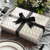 Feestelijke Meerkleurige Ster Kerstmis Cadeaupapier