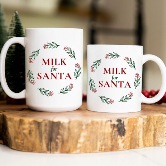 Feestelijke Melk voor Kerstmis Vakantie Mok