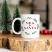 Feestelijke Melk voor Kerstmis Vakantie Mok