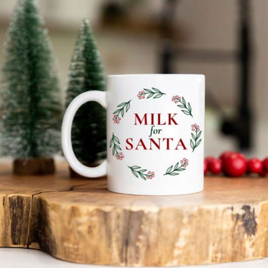 Feestelijke Melk voor Kerstmis Vakantie Mok