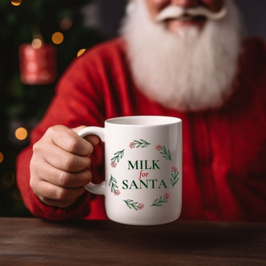 Feestelijke Melk voor Kerstmis Vakantie Mok