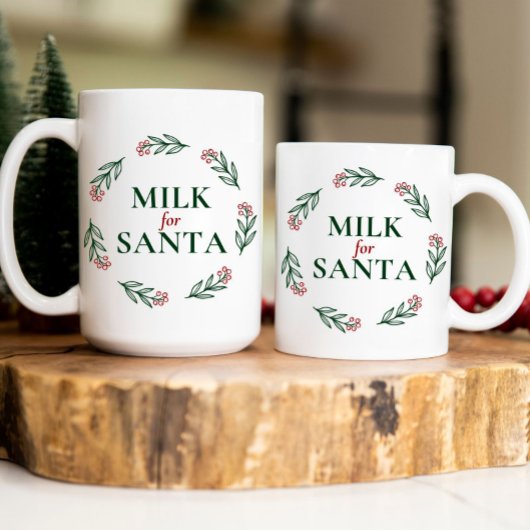 Feestelijke Melk voor Kerstmis Vakantie Mok