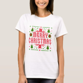 Feestelijke Merry Christmas Design Magic T-shirt