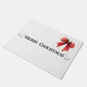 Feestelijke "Merry Christmas" deurmat (Schuin)
