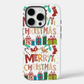 Feestelijke Merry Christmas iPhone / iPad case (Achterkant)