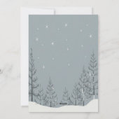 Feestelijke Merry Holiday Party Uitnodiging (Achterkant)