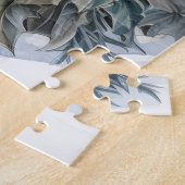 Feestelijke Metgezellen: Vakantie Ezel Legpuzzel (Zijkant)