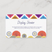 Feestelijke Mexicaanse Papier Fan Cactus Display D Informatiekaartje (Voorkant)