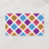 Feestelijke Mexicaanse Papier Fan Cactus Display D Informatiekaartje (Achterkant)