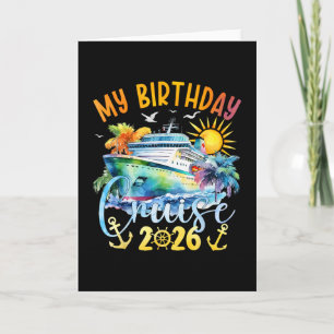 Feestelijke Mijn Verjaardag Cruise Schip Feest 202 Kaart