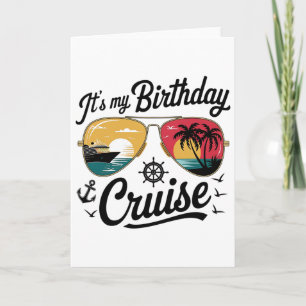 Feestelijke Mijn Verjaardag Cruise Schip Feest 202 Kaart