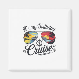 Feestelijke Mijn Verjaardag Cruise Schip Feest 202 Magneet