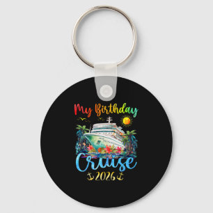Feestelijke Mijn Verjaardag Cruise Schip Feest 202 Sleutelhanger