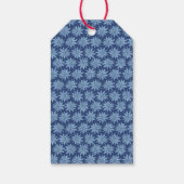 Feestelijke Minimal Santa Hat Schattigee grillige Cadeaulabel (Achterkant)