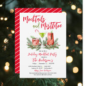 Feestelijke Mocktails & Mistletoe Kaart