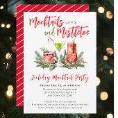 Feestelijke Mocktails & Mistletoe Kaart