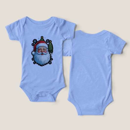 Feestelijke Mode: Santa, Snow & Christmas Tree Mag (Ontwerp Voorkant & Achterkant)