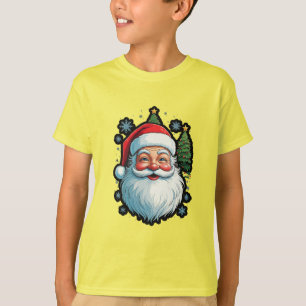 Feestelijke Mode: Santa, Snow & Christmas Tree Mag T-shirt