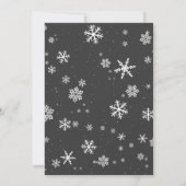 Feestelijke moderne kerstkaart met foto (Achterkant)