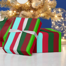 Feestelijke moderne kerststrepen 