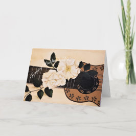 FEESTELIJKE MOEDERDAG-GITAAR KAART