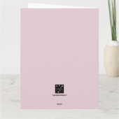 FEESTELIJKE MOEDERDAG(LICHT MAUVE) KAART (Achterkant)