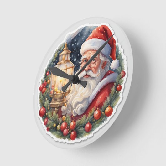 Feestelijke momenten Klok: Kerstvreugde elk uur Ronde Klok (Hoek)