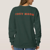 Feestelijke monogrammatische schrift rood wit goud trui (Achterkant)