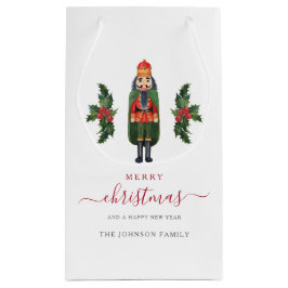 Feestelijke Mop Nutcracker Kerstmis Klein Cadeauzakje
