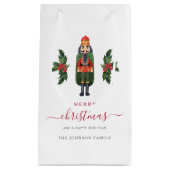 Feestelijke Mop Nutcracker Kerstmis Klein Cadeauzakje (Voorkant)